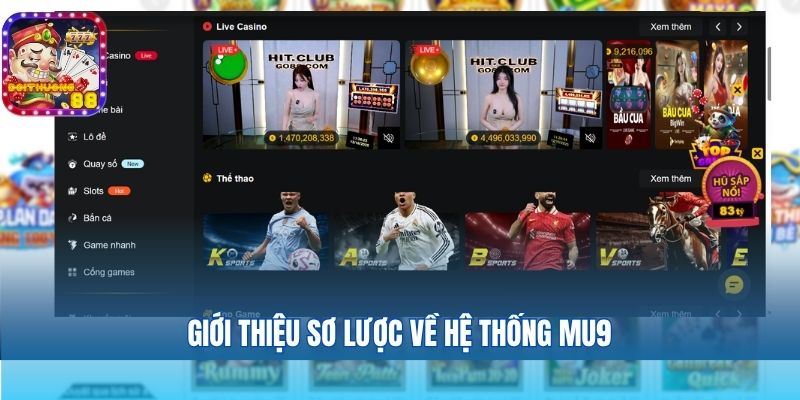 MU9 – Sân Chơi Xanh Chín Đáng Thử Nhất Năm 2025